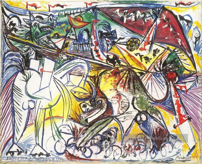 Bullfight 3 1934 1 cubism Pablo Picasso Peintures à l'huile